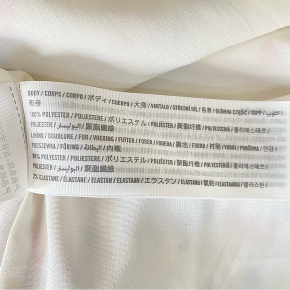 Abercrombie & Fitch Pink and Cream Printed Halter Midi Dress with Slit Size S - Picture 9 of 14